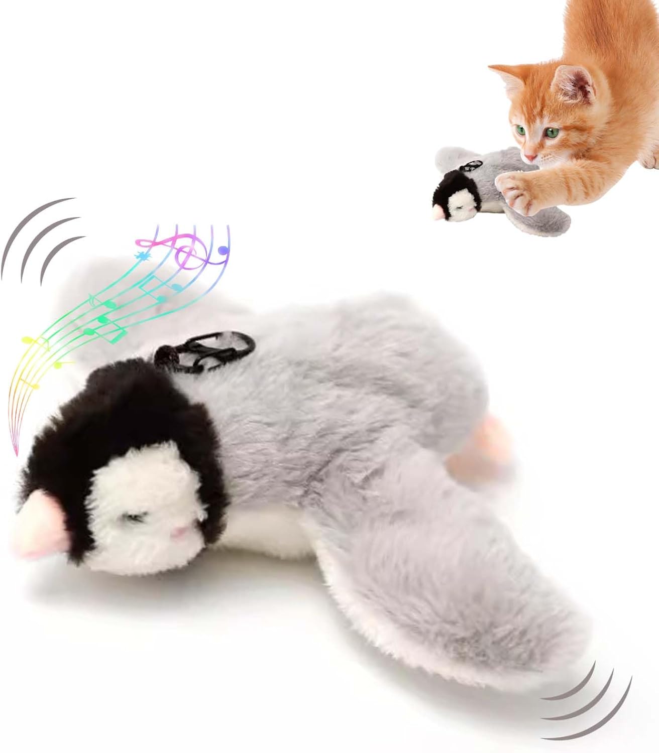 Rechargeable Feather Cat Toy for Indoor Play