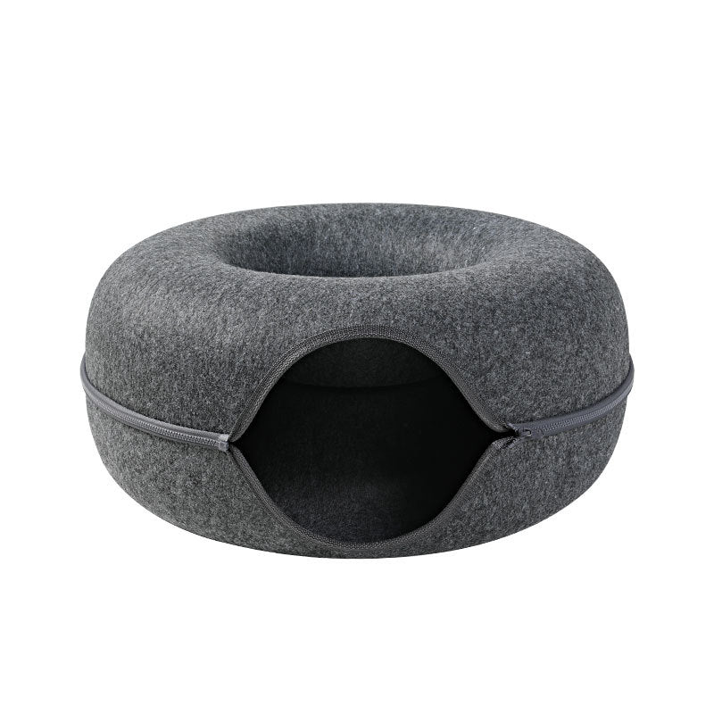 Felt Cat Tunnel Nest ā Washable + Foldable