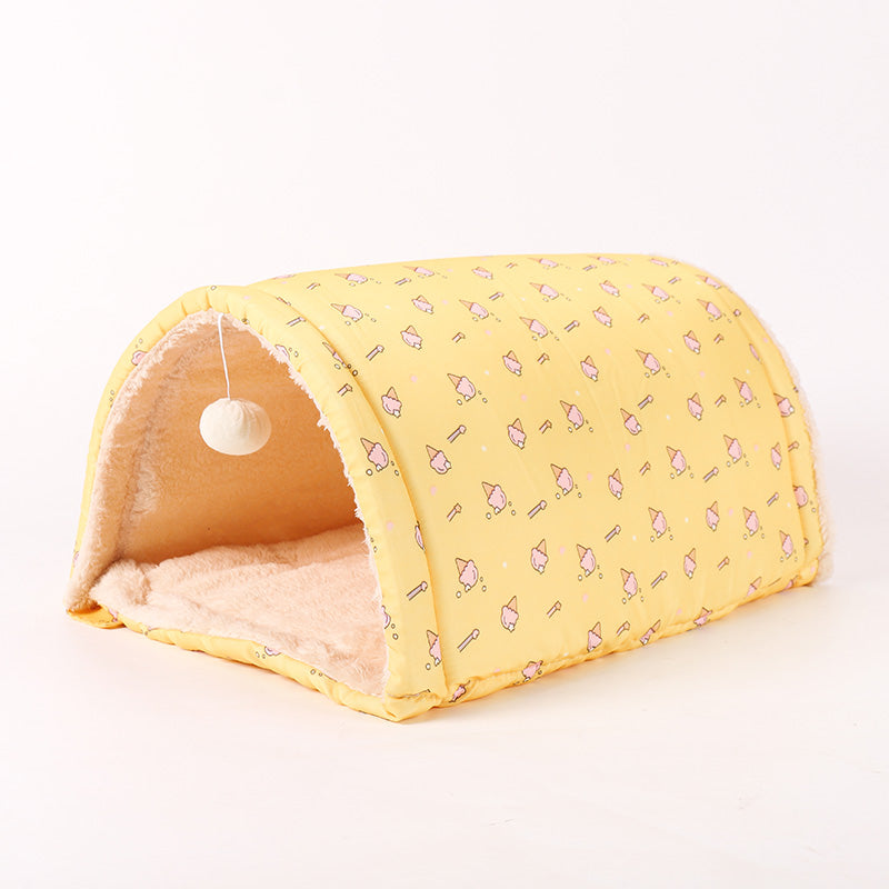 Soft Cloth Cat Tunnel Nest