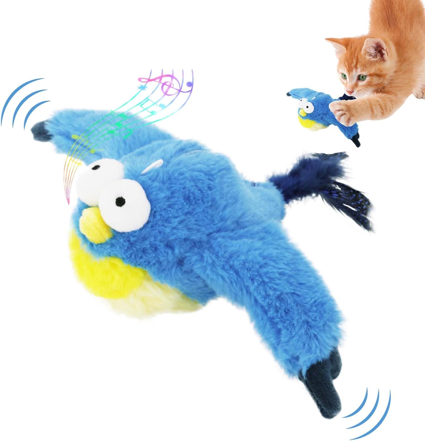 Rechargeable Feather Cat Toy for Indoor Play