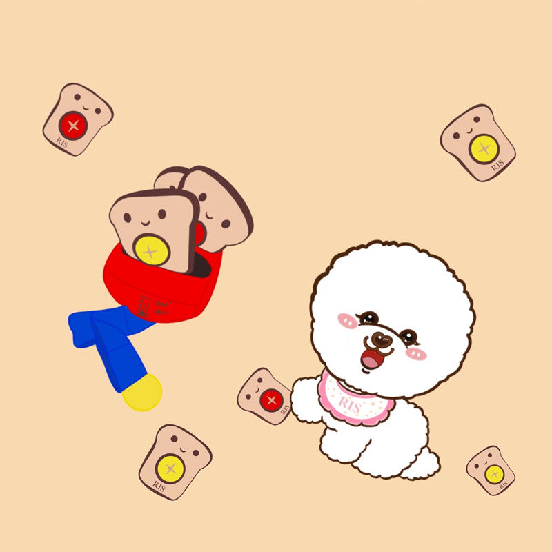 Pet Dog Bread Machine Plush Toy Hide Food Molar