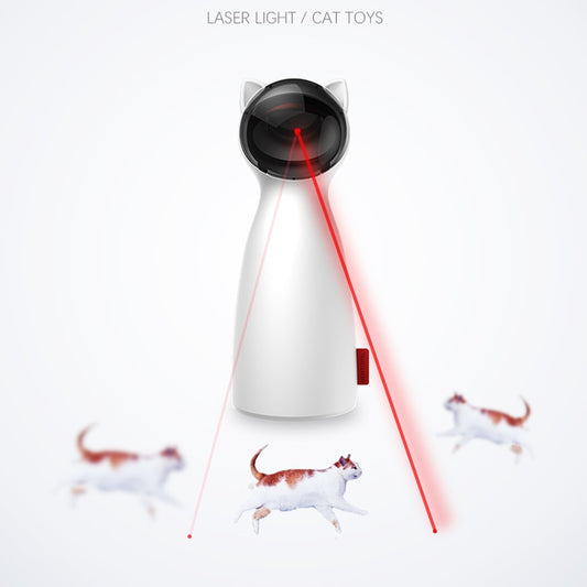 Automatic LED Laser Cat Toy – Smart Interactive Pet Trainer