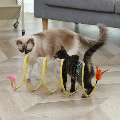 Foldable Cat Tunnel Toy