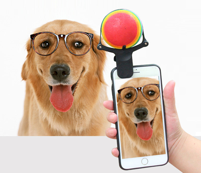 Pet Selfie Toy – Funny Dog & Cat Camera Clip