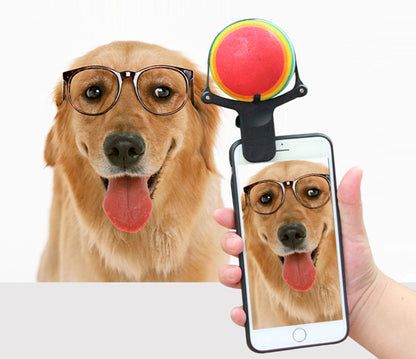 Pet Selfie Toy – Funny Dog & Cat Camera Clip