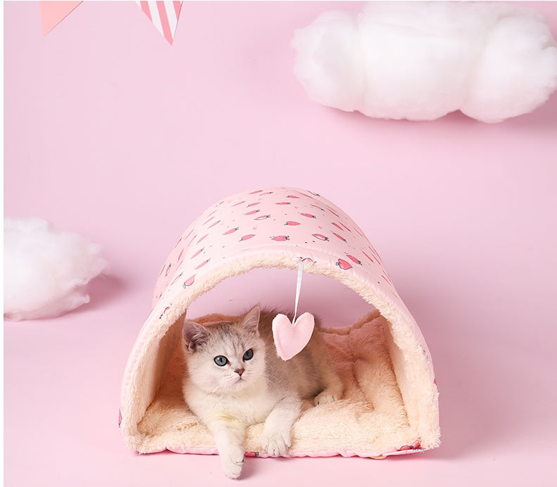 Soft Cloth Cat Tunnel Nest