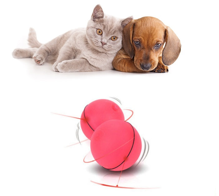 LED Rolling Cat Toy Ball – Automatic Interactive Pet Entertainment