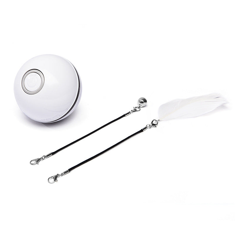 LED Rolling Cat Toy Ball – Automatic Interactive Pet Entertainment