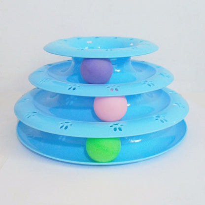 Rotating Ball Track Puzzle for Cats