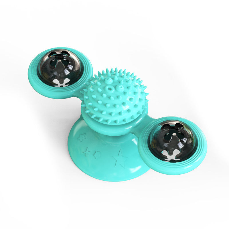 Spinning Treat & Grooming Toy for Cats
