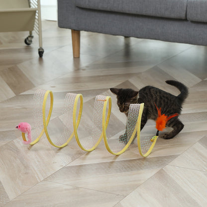 Foldable Cat Tunnel Toy