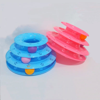 Rotating Ball Track Puzzle for Cats