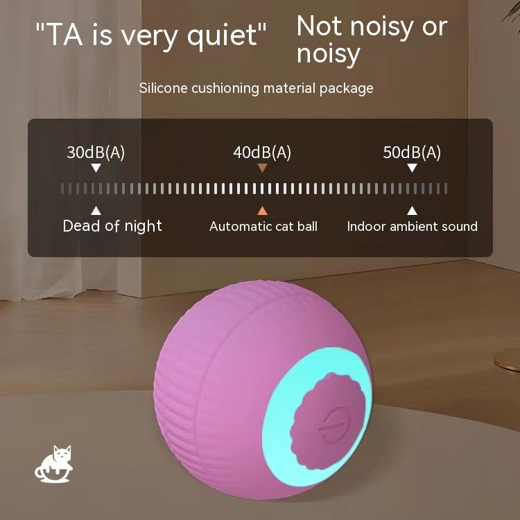 Interactive Silicone Cat Teaser Ball