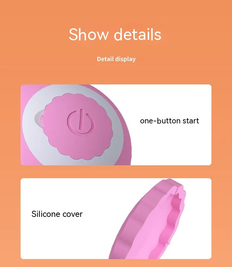 Interactive Silicone Cat Teaser Ball