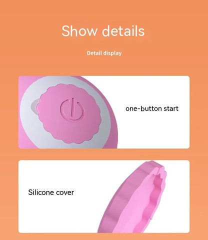 Interactive Silicone Cat Teaser Ball