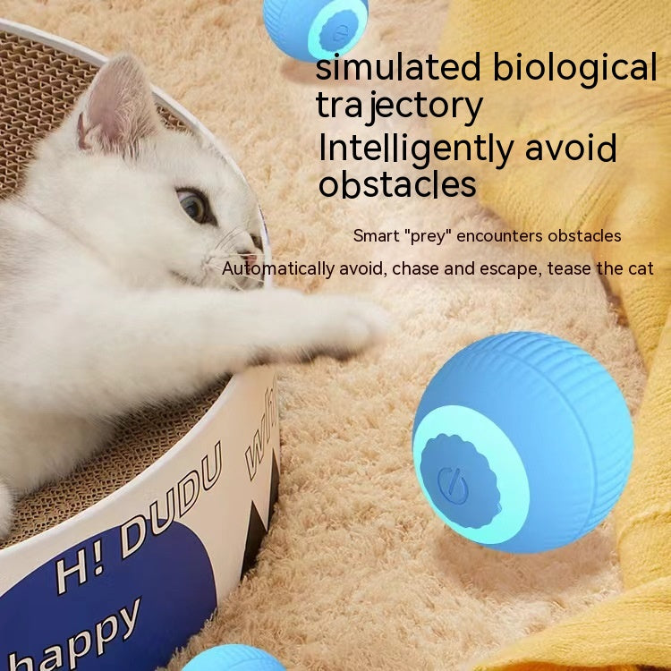 Interactive Silicone Cat Teaser Ball