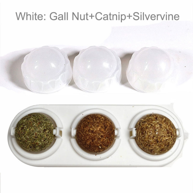 Rotating Natural Catnip Lick Ball