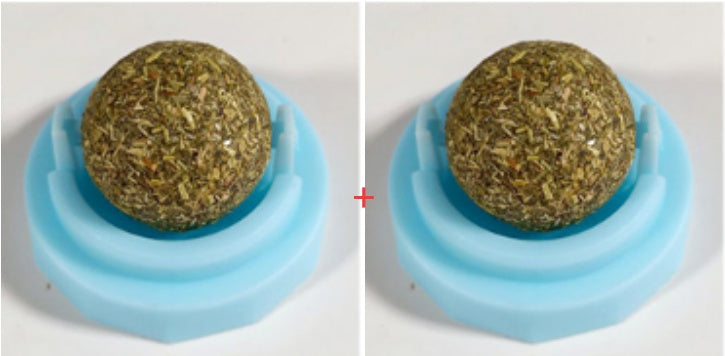 Rotating Natural Catnip Lick Ball