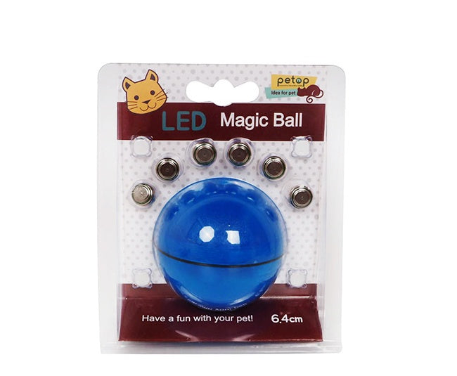 LED Rolling Cat Toy Ball – Automatic Interactive Pet Entertainment