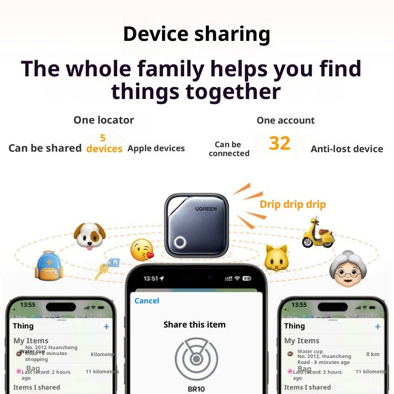 Smart GPS Tracker for Pets & Keys