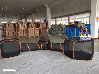 Mesh Cat Tunnel Play Set