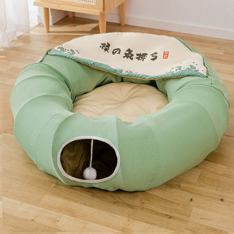 Canvas Cat Tunnel Nest