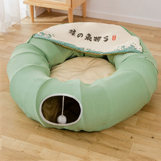 Canvas Cat Tunnel Nest