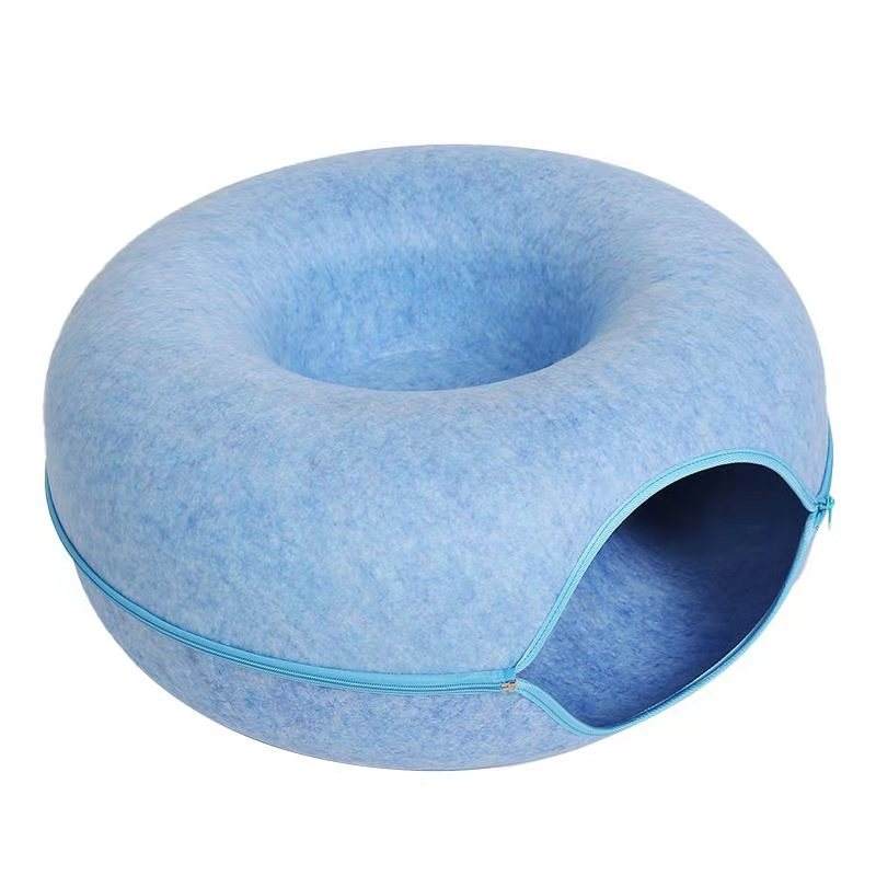 Soft Donut Bed for Small Cats & Kittens