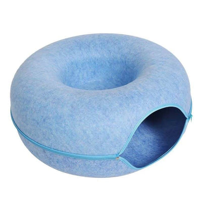 Soft Donut Bed for Small Cats & Kittens