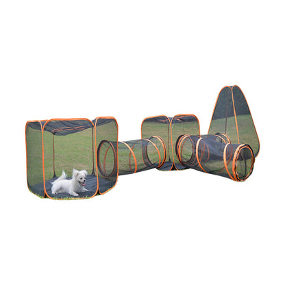 Mesh Cat Tunnel Play Set