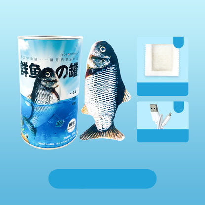 Interactive Gravity Fish Tank Cat Toy