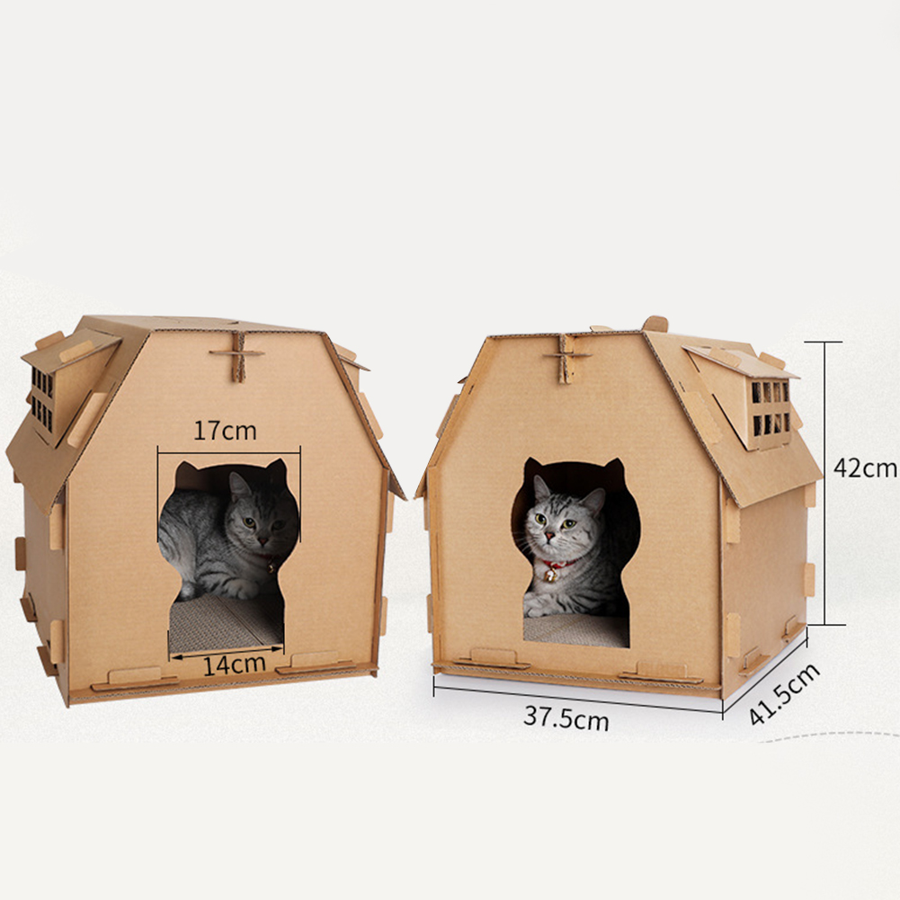 Corrugated Paper Cat House