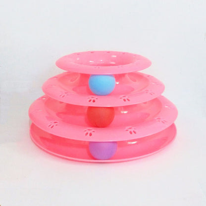 Rotating Ball Track Puzzle for Cats