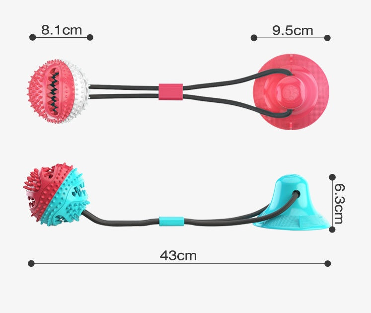 Dog Suction Tug Ball Toy