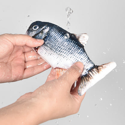 Interactive Gravity Fish Tank Cat Toy