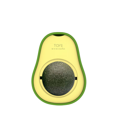 Avocado Catnip Ball – 360° Rotating Cat Toy
