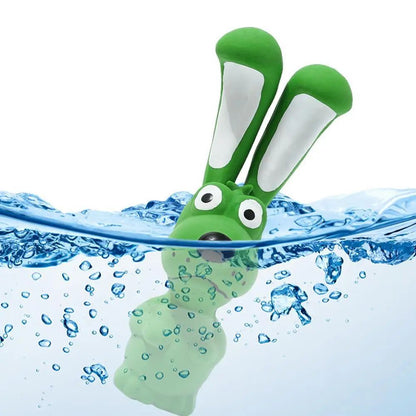 Hippo Squeaky Latex Dog Toy