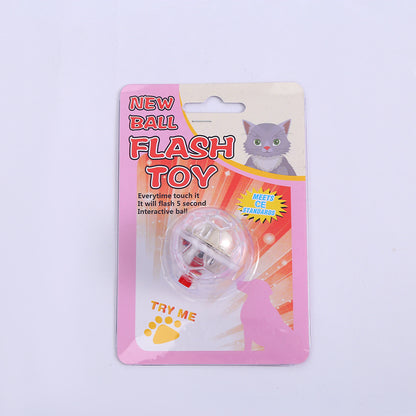 Interactive Glowing Cat Teaser Ball