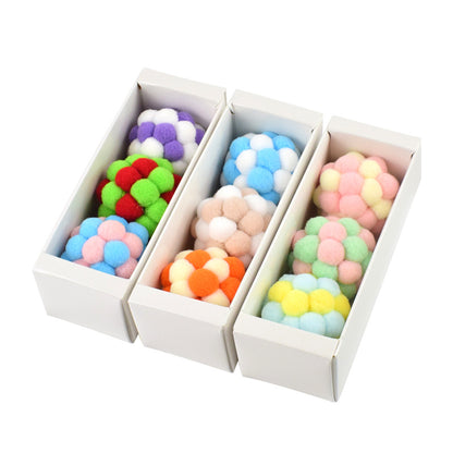 3pc Plush Sound Ball Toy for Pets