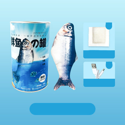 Interactive Gravity Fish Tank Cat Toy