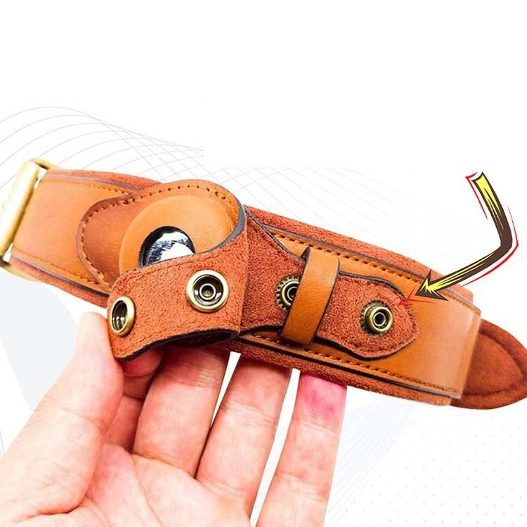 Leather AirTag Pet Collar