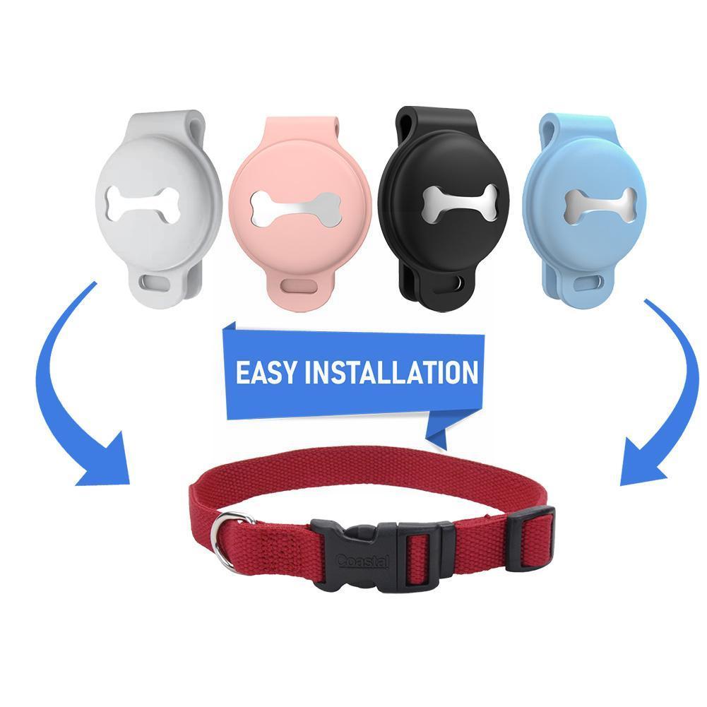 Silicone AirTag Pet Collar Holder