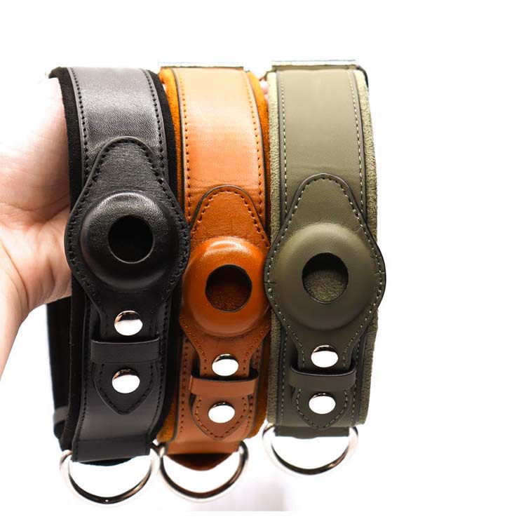 Leather AirTag Pet Collar