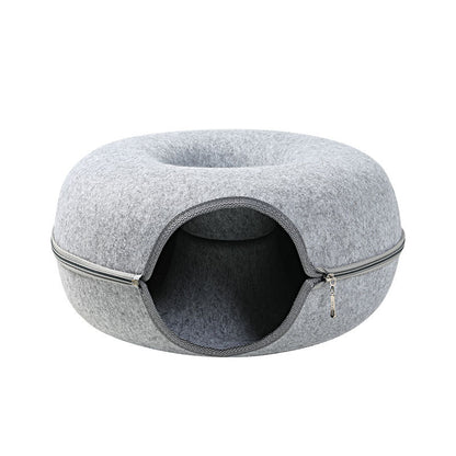 Felt Cat Tunnel Nest – Washable  + Foldable