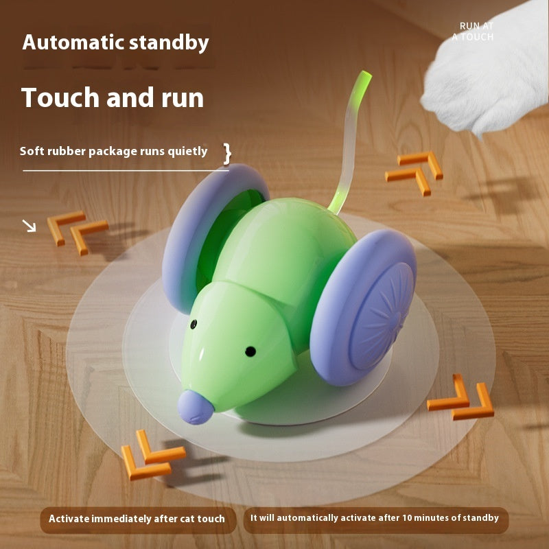 Electric Interactive Cat Mouse Car – Auto Obstacle-Avoiding Teaser