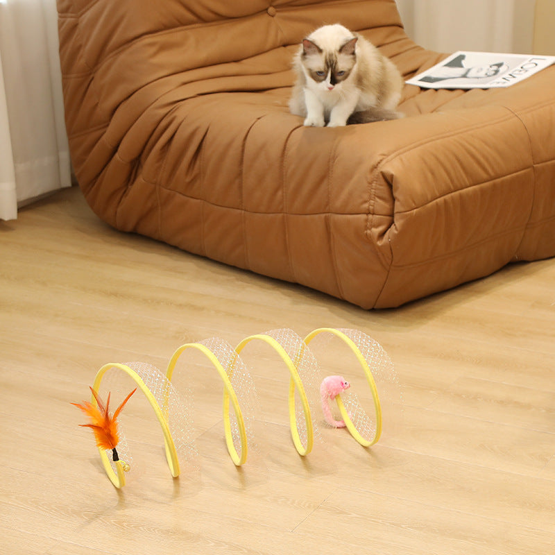 Foldable Cat Tunnel Toy