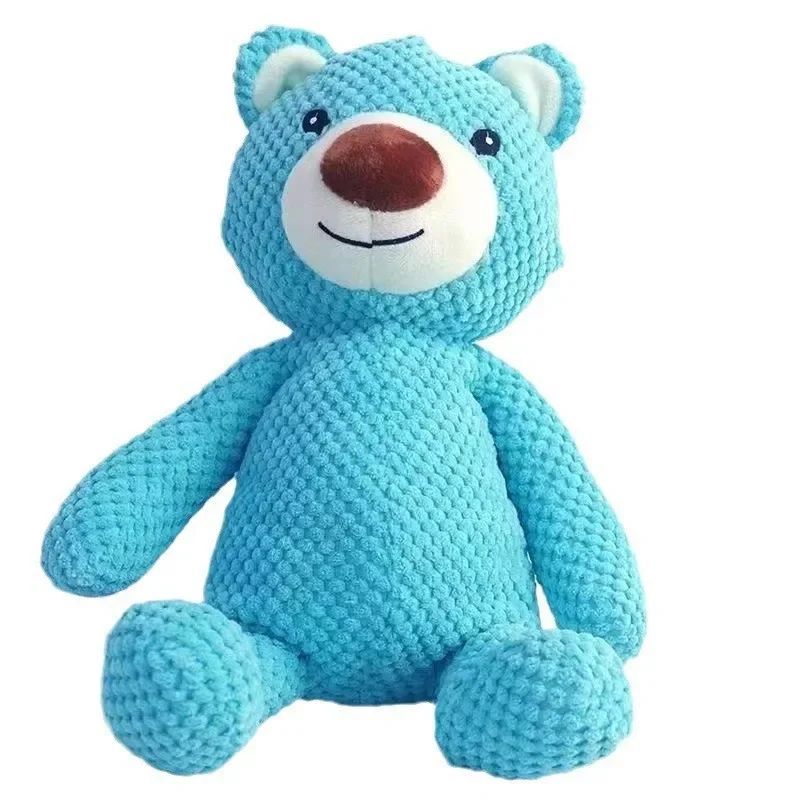 Dog Large Sound Squeaky Toys Bear Animals Shape Pet Soft Plush Chew Molar Training Toy Puppy Bite Teeth Dental Toys Pet Supplies