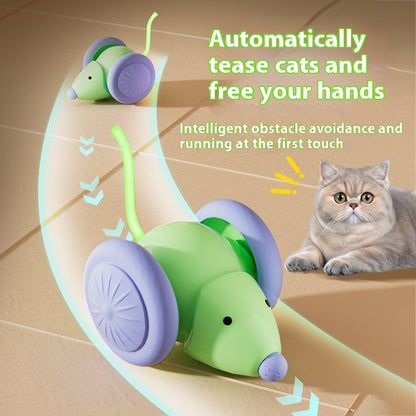 Electric Interactive Cat Mouse Car – Auto Obstacle-Avoiding Teaser