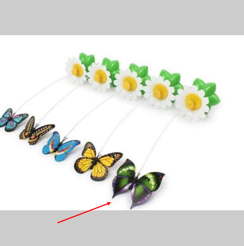 Electric Butterfly Cat Toy – Rotating Pet Teaser