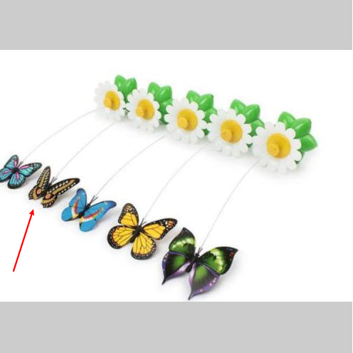 Electric Butterfly Cat Toy – Rotating Pet Teaser